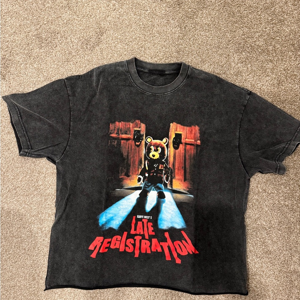 kanye late registration vintage tee